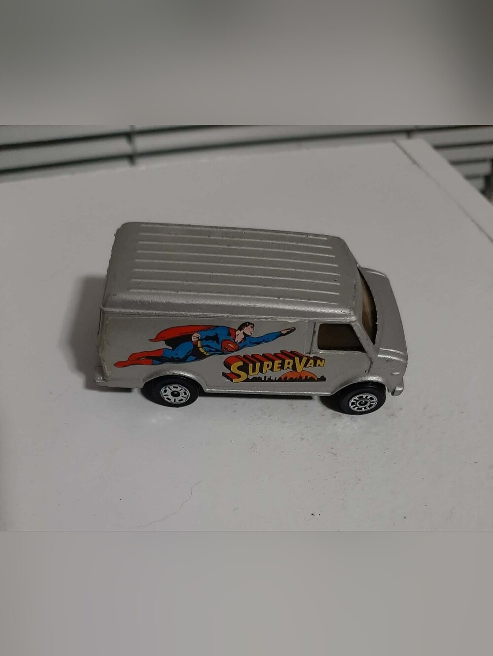DC COMICS 1978 Corgi Juniors "Superman Supervan" Chevy Panel Van-Matchbox Vibes